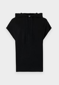 HOODED TANK - Svetr - black patent