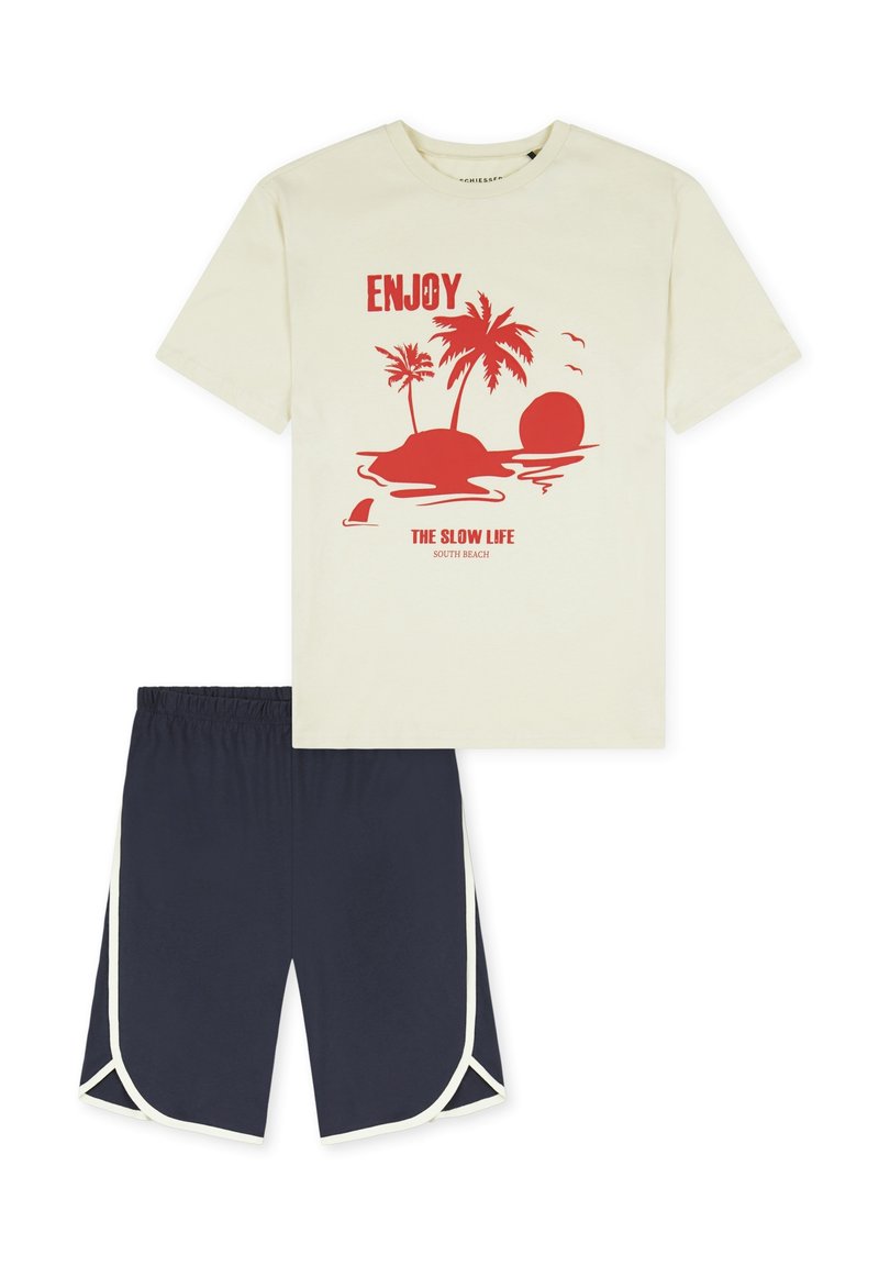 Schiesser SET  - Pyjama set - creme