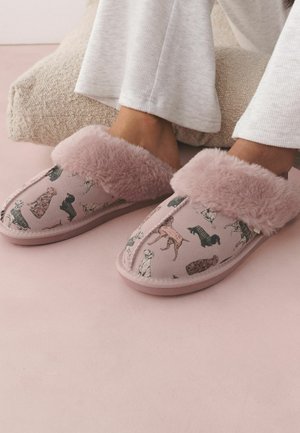Next, SUEDE MULE SLIPPERS - Lahtised kingad - pink