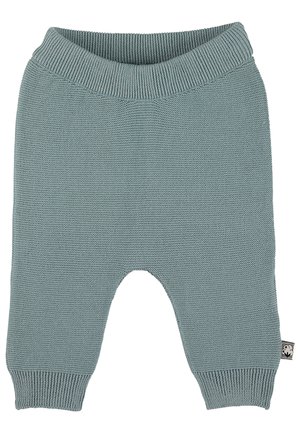 KNIT - Tracksuit bottoms - dunkelgrün meliert
