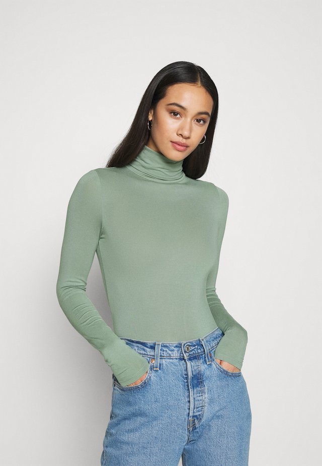 ROLL NECK - T-shirt à manches longues - light green