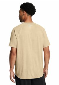 Under Armour TECH TEXTURED - Navadna majica - beige