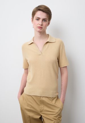 REGULAR FIT - Polo - beige marl