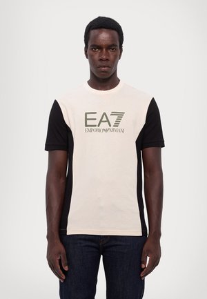EA7 Emporio Armani T-shirt con stampa - whitecap gray