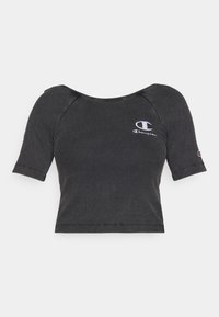 ICONS WASH CROP  - T-shirt imprimé - black