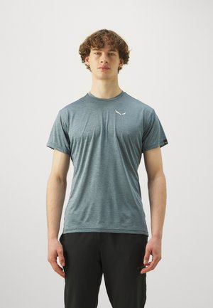 PUEZ MELANGE DRY TEE - Bluză sport - java blue melange