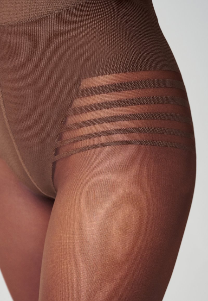 ITEM m6 INVISIBLE SHAPING STRIPES PANTY COMPRESSION TIGHTS 15 DEN 