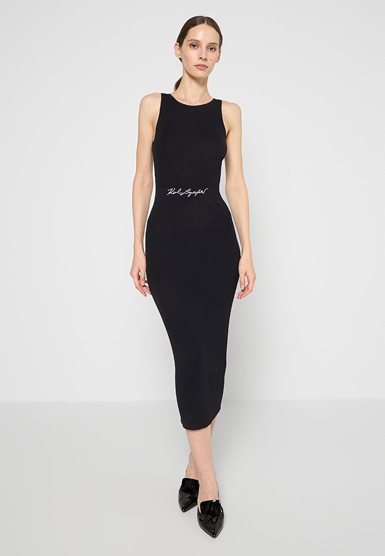 Karl Lagerfeld Gebreide jurk zwart
