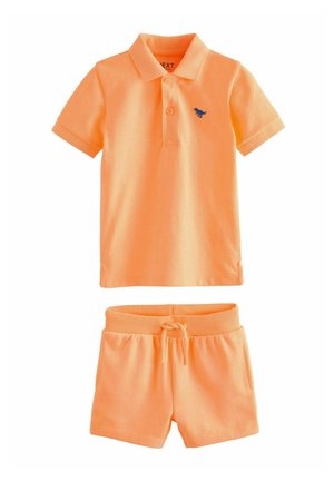 Next SHORT SLEEVES SET STANDARD - Träningsbyxor - orange