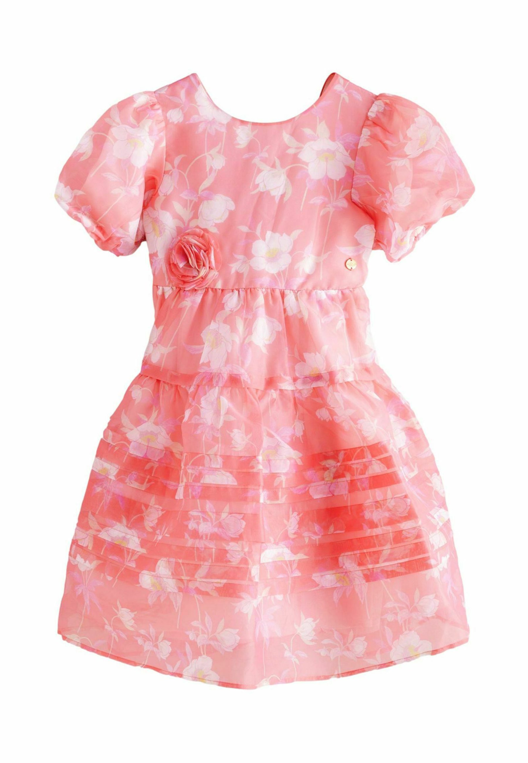 navy blue dress for baby girl Laura Ashley REGULAR FIT - Cocktail dress / Party dress - bright pink winter  rose floral/pink