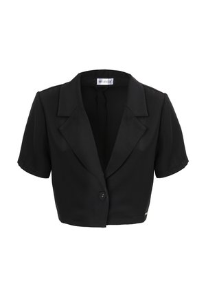 INFLUENCER LAPEL COLLAR CROPPED  - Blazer - black