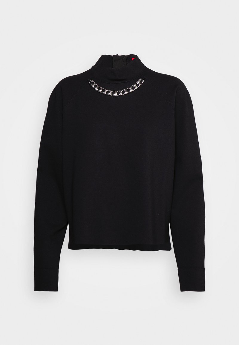 Damen Strickjacken | HUGO CLABARI Strickpullover black/schwarz - CU25083 Damen Strickjacken | HUGO CLABARI Strickpullover black/schwarz - CU25083