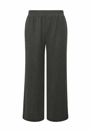 Yours Clothing, PLUS SIZE WIDE LEG TROUSERS - Pantalones - dark grey