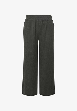 Yours Clothing, PLUS SIZE WIDE LEG TROUSERS - Bukser - dark grey