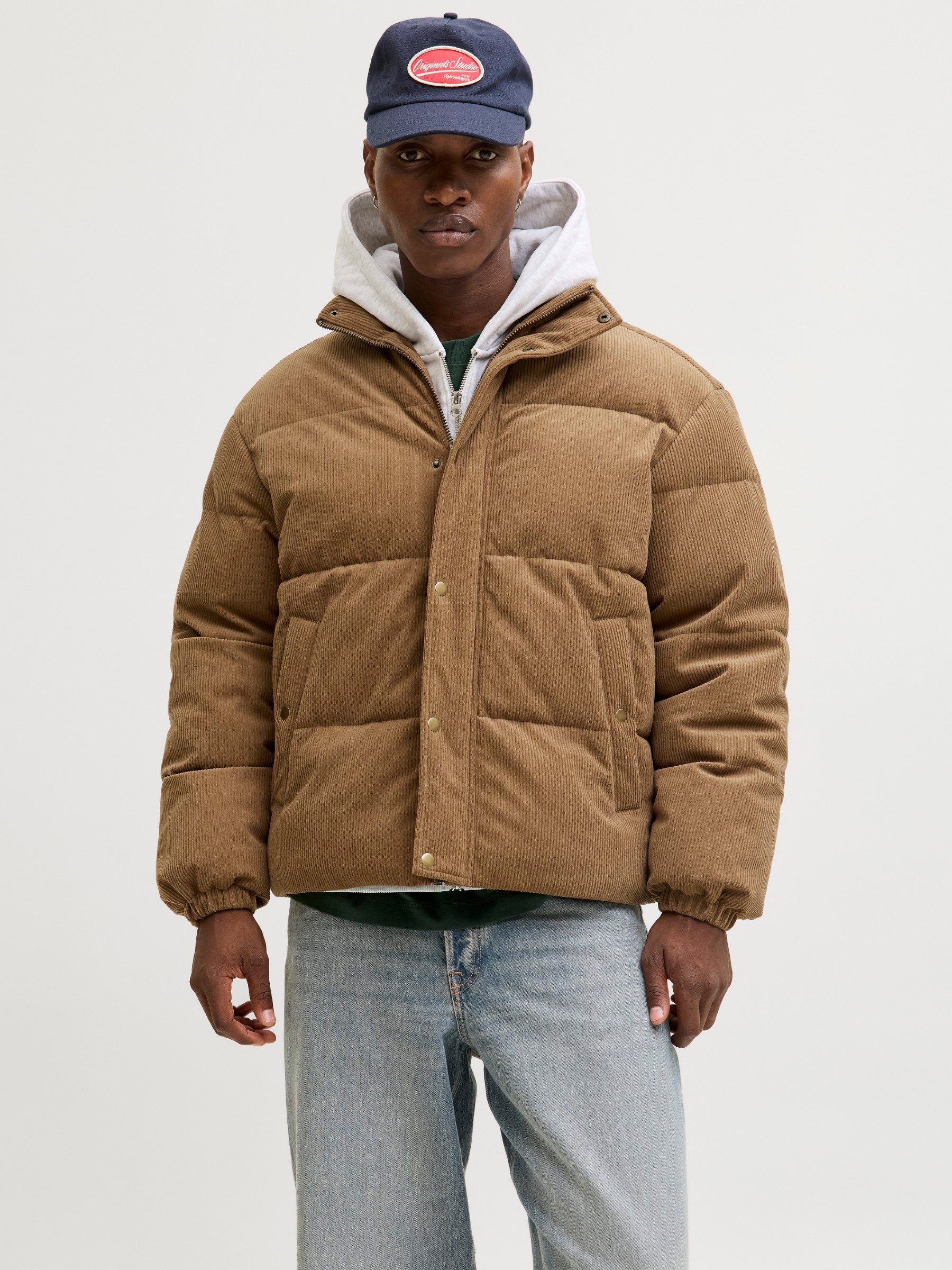 Jack & Jones JORGREENE PUFFER - Winter jacket - argan oil/camel