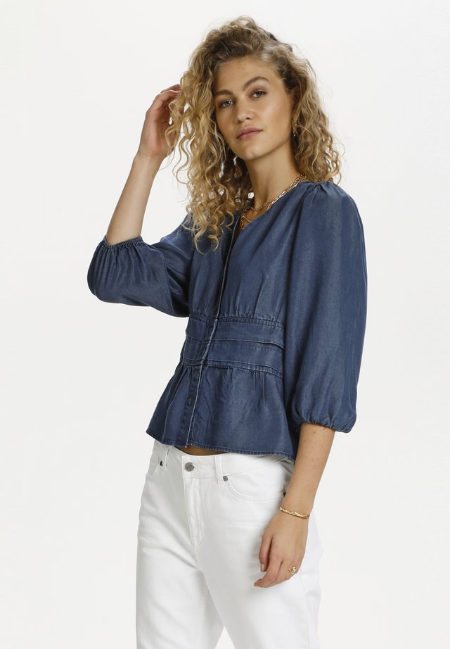 Blouse - dark blue wash