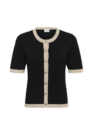 Kaffe, KALIZZA CONTRAST - Gilet - black deep