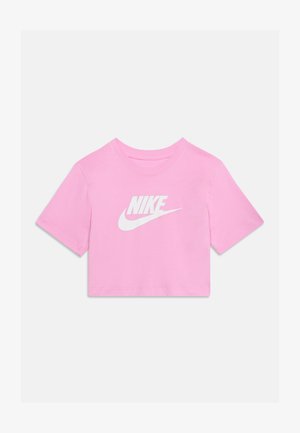 Nike Sportswear, TEE CROP FUTURA - Μπλουζάκι με στάμπα - pink rise