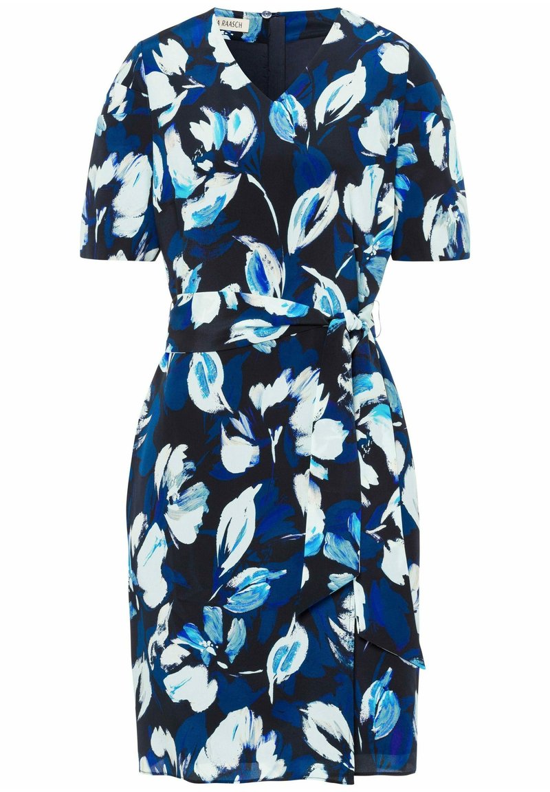 Uta Raasch Kleid Mit Seide Freizeitkleid Marine Royalblau Blau Zalando De 