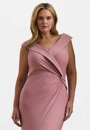 JERSEY OFF THE SHOULDER GOWN - Jerseykjole - rose mauve