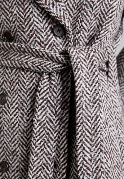 Holzweiler EMI HERRINGBONE COAT - Cappotto classico - brown mix