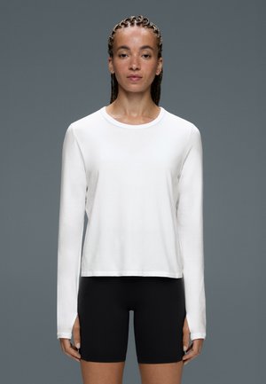 OYSHO, T-shirt à manches longues - white