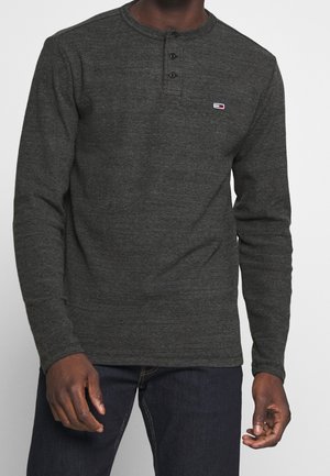 Langarmshirt - mottled black