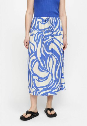 A-snit nederdel - two tone amparo blue print