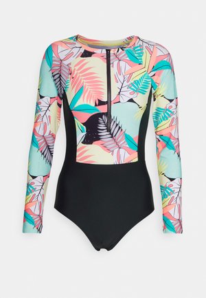 LASCANA, SURFSUIT LAS ACTIV - Badeanzug - turqu/yellow