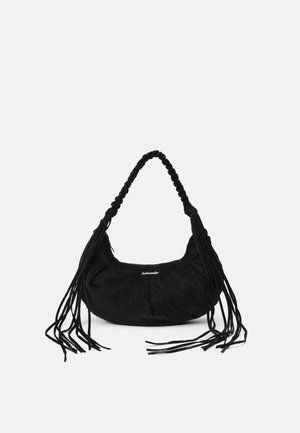 COCOON CORDUROY SMALL BAG UNISEX - Geantă de mână - black