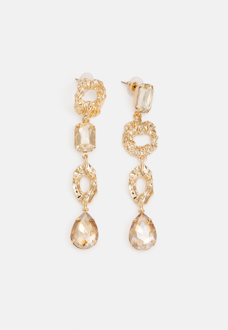 sweet deluxe STATEMENT DROP EARRINGS Orecchini goldcoloured/pink