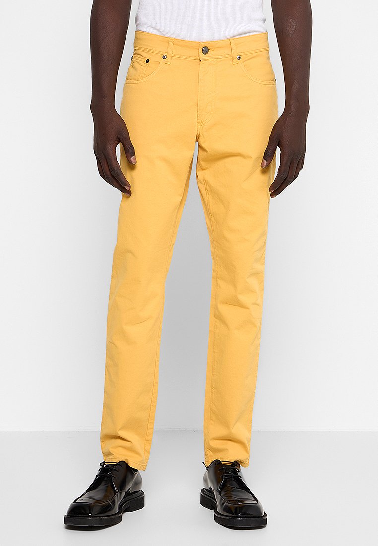 Hackett London Straight leg jeans geel Hackett London Straight leg jeans geel