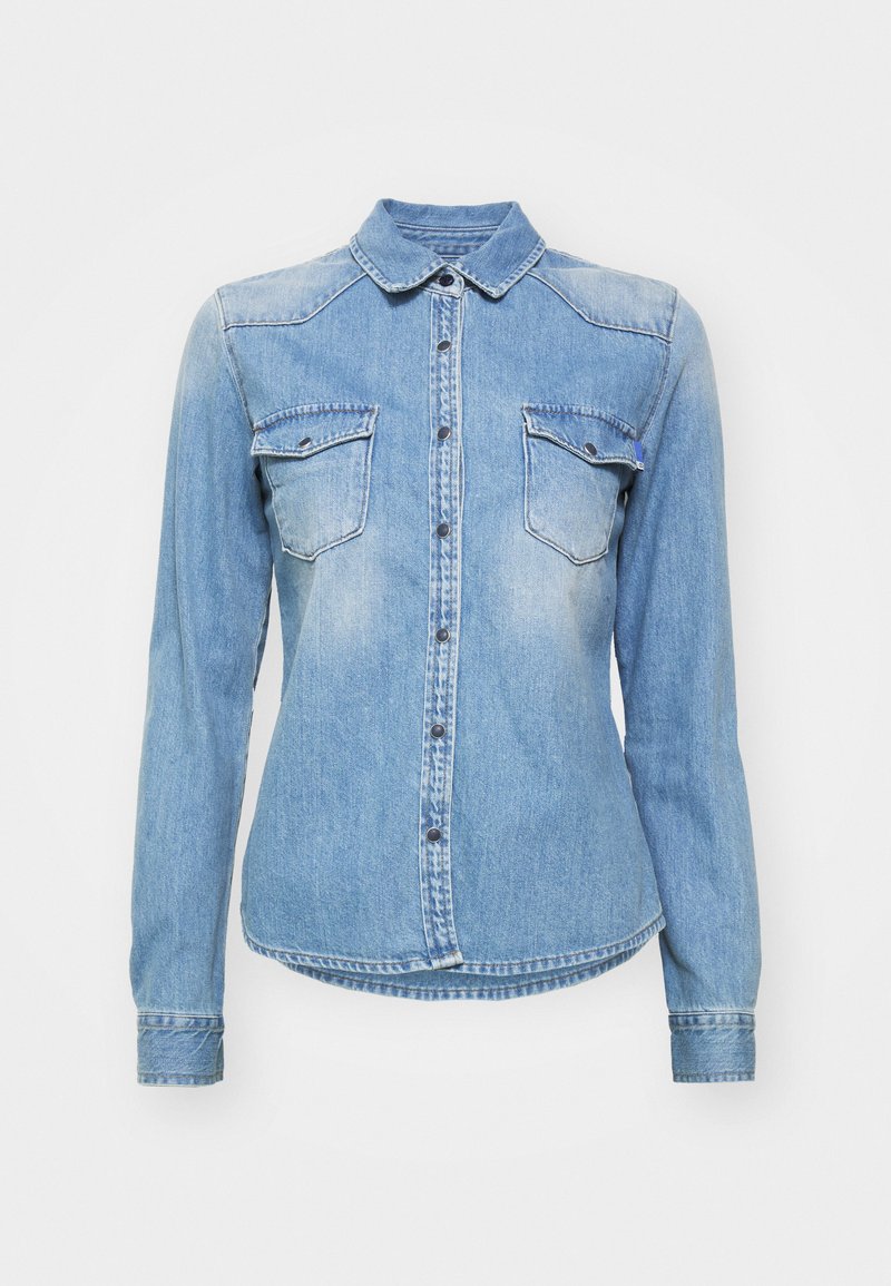 LTB Overhemdblouse blauw denim/bluedenim