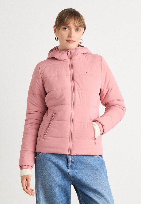 SLIM HOODED JACKET - Light jacket - tahiti berry