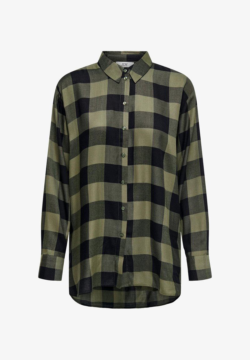JDY LANGE STAY - Button-down blouse - olive