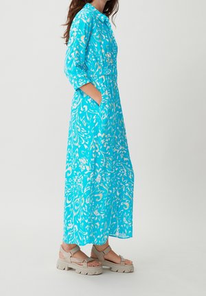 Robe longue - turquoise