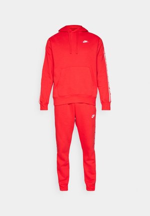 Nike Sportswear CLUB SUIT - Tepláková súprava - university red/white