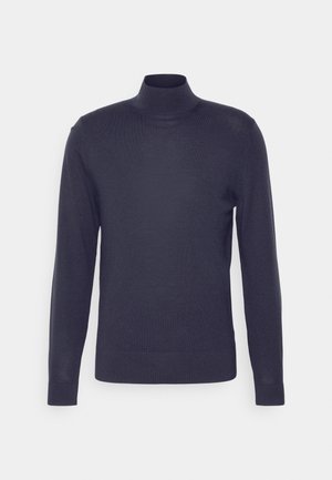 Calvin Klein MOCK NECK SWEATER - Jumper - night sky
