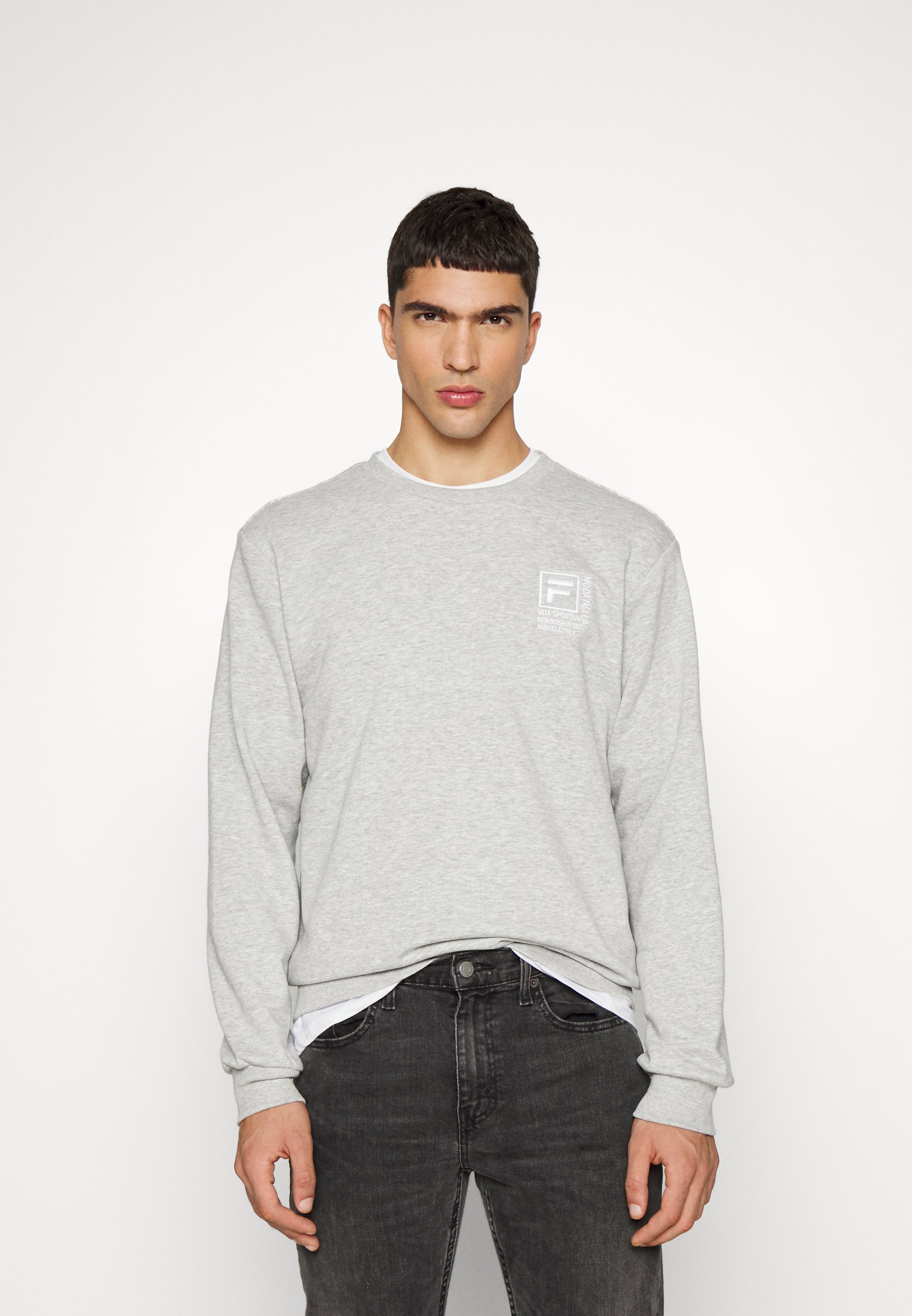 Fila RADKO CREW - Sudadera - light grey/gris jaspeado - Zalando.es
