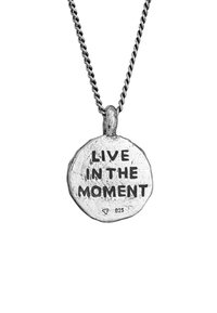 HAZE & GLORY COIN HERE AND NOW - Pendant - silberfarben