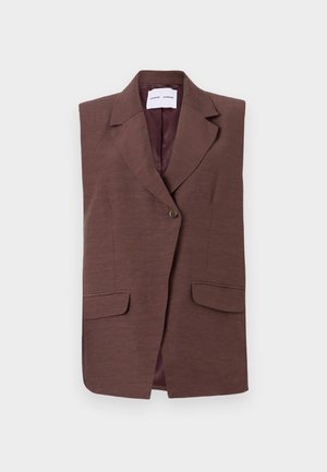 Samsøe Samsøe SATHENA VEST - Waistcoat - french roast