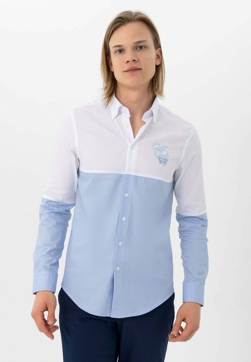 By Diess Collection CASUAL Shirt baby blue white/blue Zalando.de