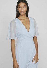 VILA FESTLICHES KURZARM - Maxi-jurk - kentucky blue