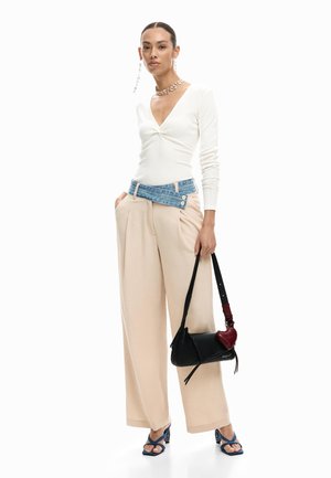 Desigual MEDIUM HEART - Sac à main - grey