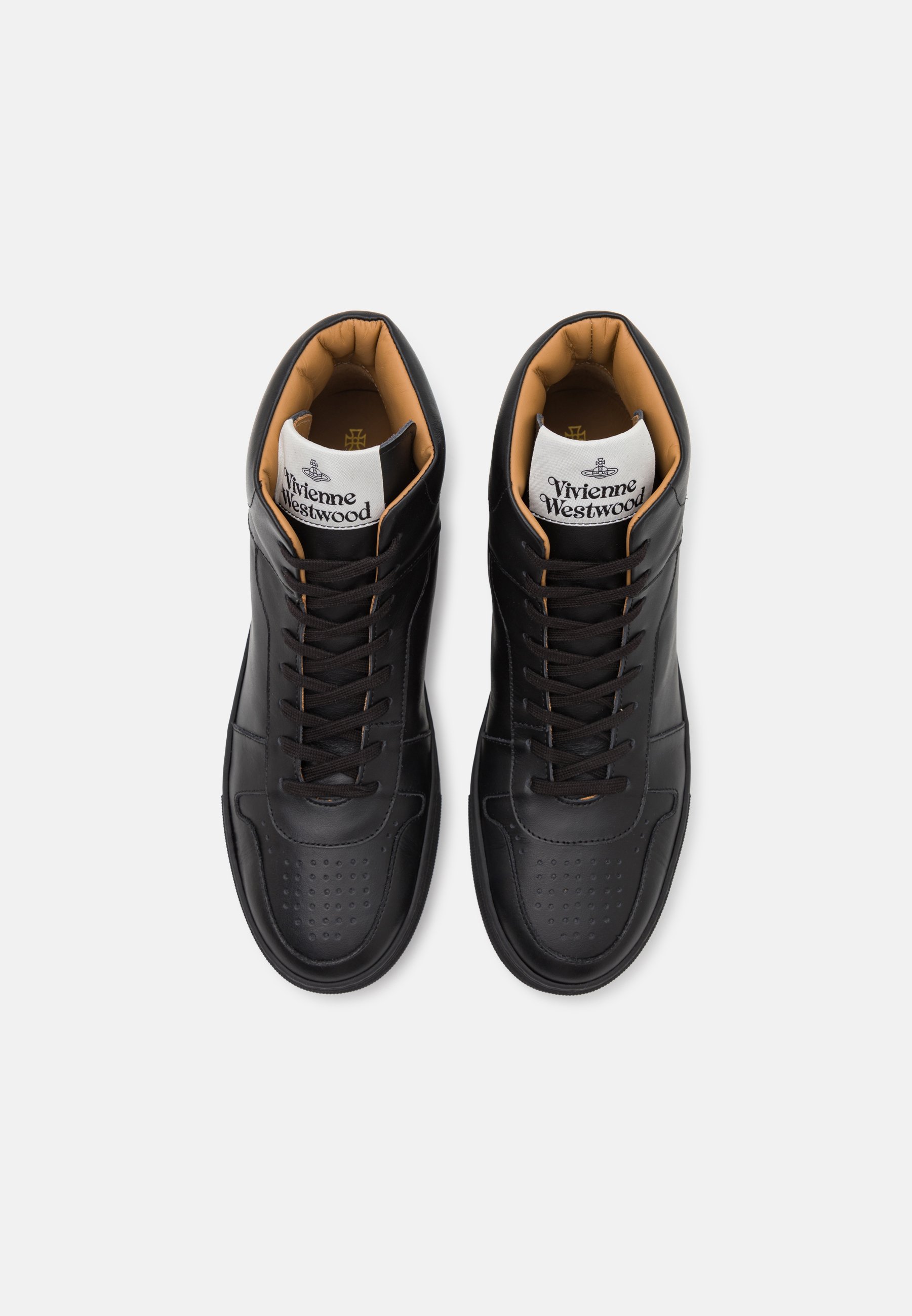 スニーカー Vivienne Westwood Classic Punch Trainer Low Top Sneakers Bla Vivienne Westwood Black Classic Punch Trainer Low Top