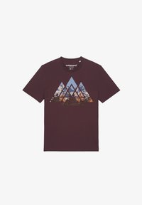 Niet geselecteerd, red brown