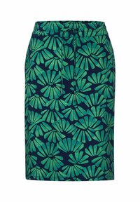 Cecil MIDI MIT PRINT - Áčková sukně - grün