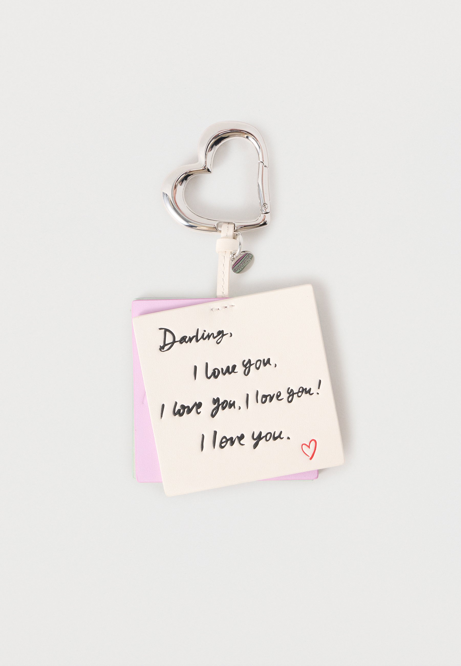 kate spade new york I LOVE YOU LOVE NOTES - Keyring - cream/off