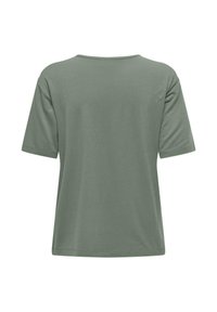 JDY 2ER-SET WEICH REGULAR FIT RUNDHALS - Basic T-shirt - schwarz grun