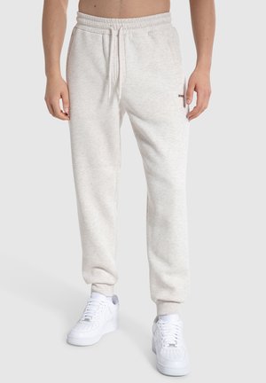 CASUAL REGULAR FIT WALKER - Træningsbukser - beige melange